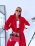 "MAJORY 74" set - jacket + pants - RED